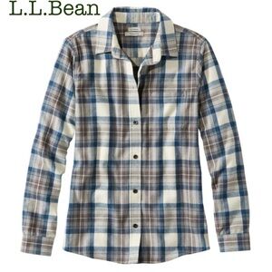 L.L. Bean Women’s Scotch Plaid Flannel Shirt
